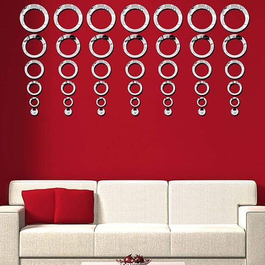 3D Acrylic Mirror Wall Decor