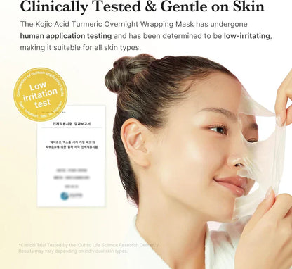 Kojic Acid + Turmeric Overnight Skin Brightening Mask